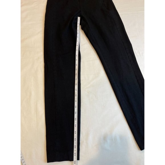 Banana Republic Women Sloan Pants V/700055010 Devon Side Zipper Black Size 6L - Picture 6 of 10
